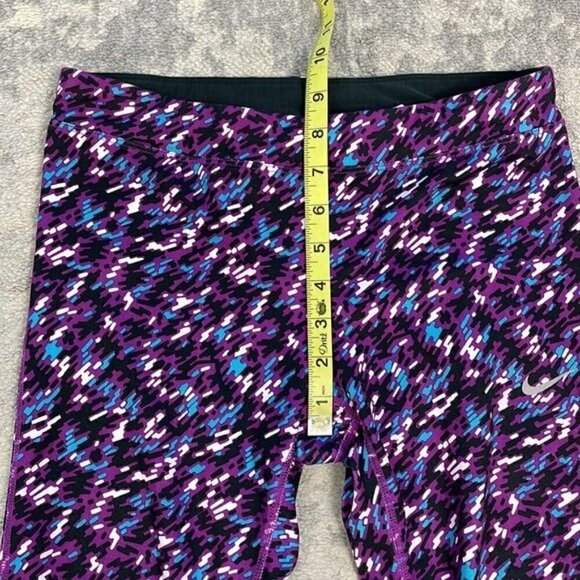 Nike Dri Fit Pronto Essentials Leggings Multicolor Confetti Activewear Sz S - Picture 7 of 12